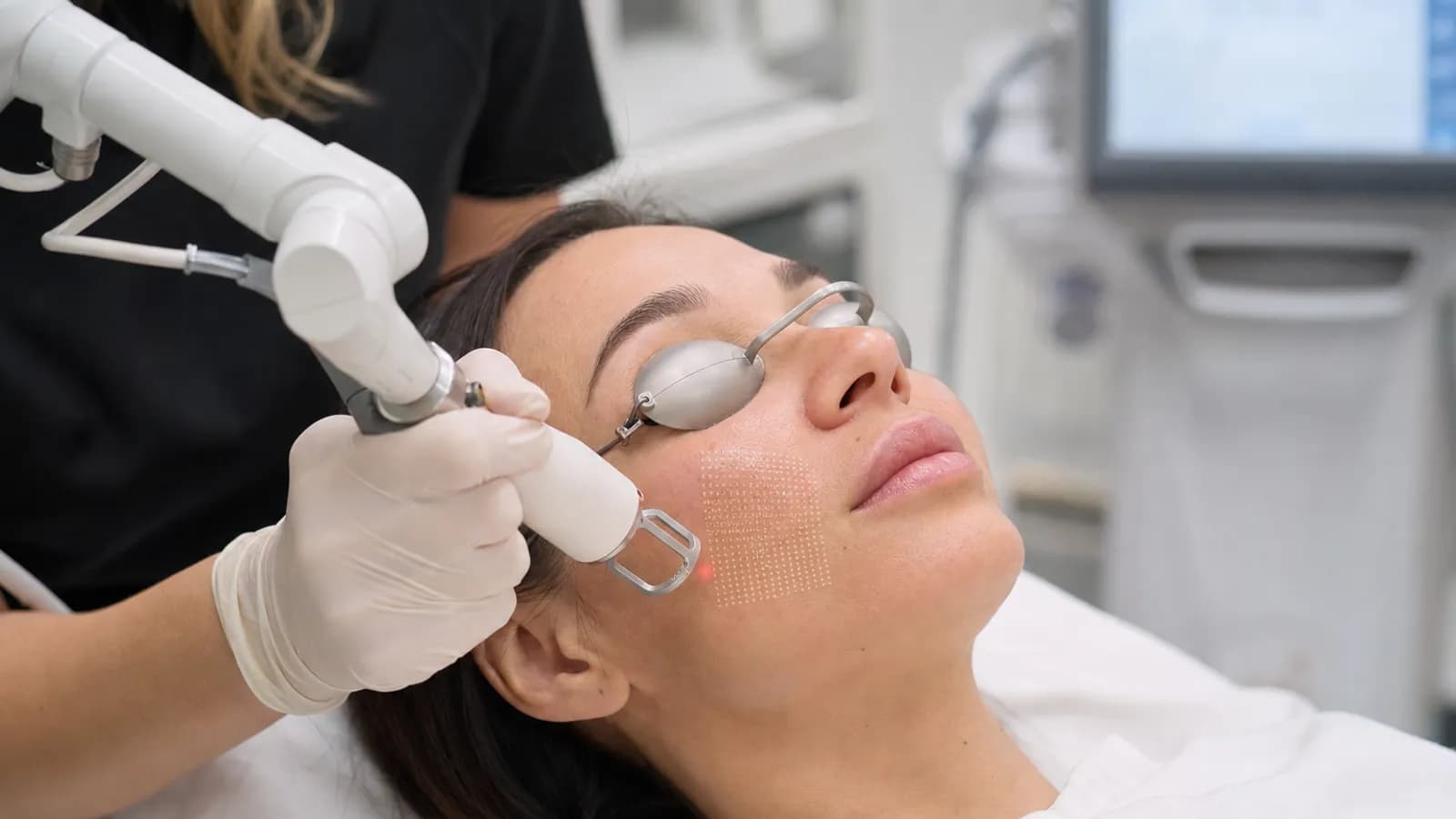 CO2RE fractional laser skin resurfacing treatment